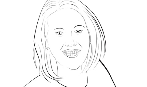 Becky Headshot Illustration